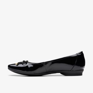 Candra Licht Schwarze Lackschuhe