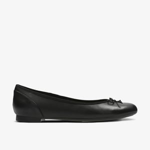 Couture Bloom Schwarze Leder Schuhe