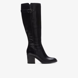 Mascarpone 2 Up Schwarze Lederstiefel