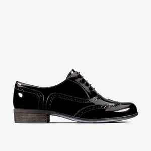 Hamble Oak Schwarze Lackschuhe