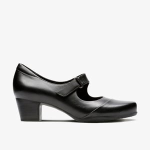 Rosalyn Wren schwarze Lederschuhe