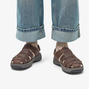 Saltway Cove Dunkelbraune Lea Sandalen