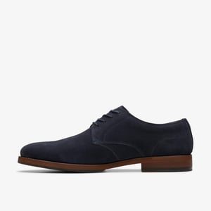 CraftJames Krawatte Marineblau Wildlederschuhe