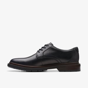 Burchill Derby schwarze Lederschuhe