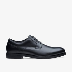 Craftdean Spitze Schwarze Lederschuhe