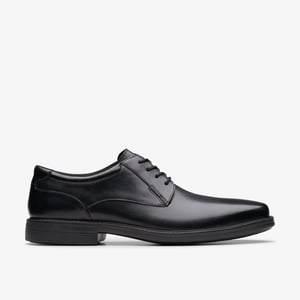 Wendell Lace II Schwarze Lederschuhe
