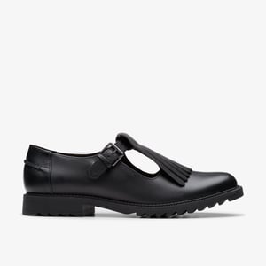 Griffin Mia2 Schwarze Lederschuhe