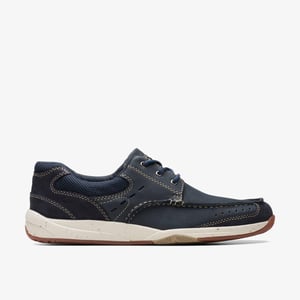 Allston Edge Navy Nubukschuhe