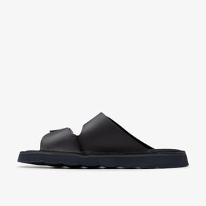 Solsbury Riemen Schwarze Leder-Sandalen