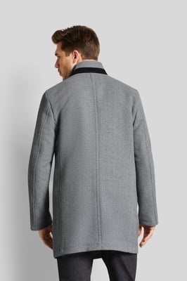 Bugatti Herren Mantel mit Stehkragen