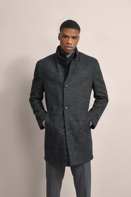 Bugatti Herren Mantel mit Stretchfunktion
