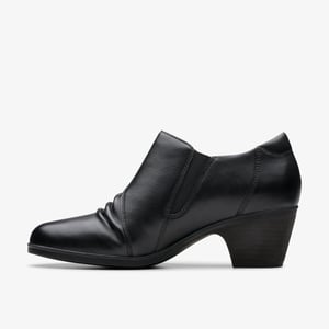 Emily2 Braley schwarze Leder Schuhe