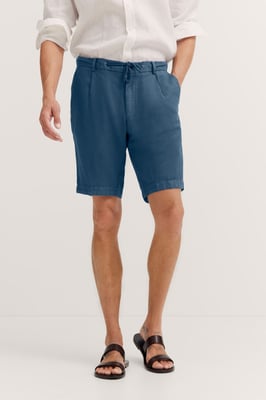 Bugatti Herren Bermuda aus Leinen-Baumwollmix