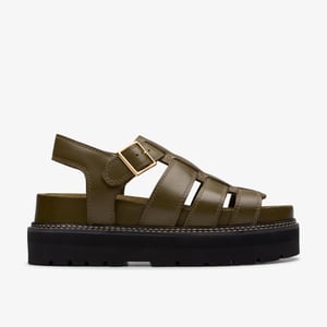 Orianna Twist Dunkeloliven Lea Sandalen
