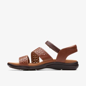 Kitly Way Tan Leder Sandalen