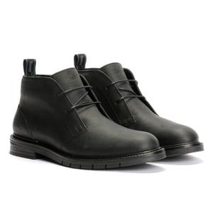 Tower London Armour Chukka Schnür-Lederstiefel für Herren in Schwarz