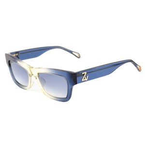 Zv0011 Farbverlauf Blau Sonnenbrille