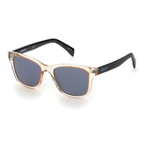 Lel001 Quadratische Sonnenbrille Beige-Grau