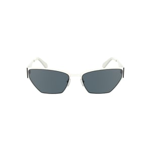 Cateye Sonnenbrille mit weißem Rahmen