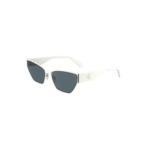 Cateye Sonnenbrille mit weißem Rahmen