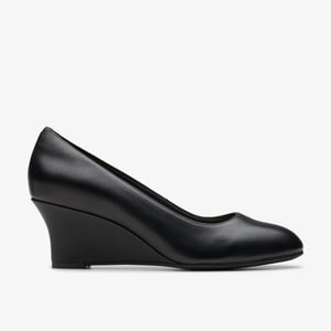 Olivette Perle Schwarze Leder Schuhe