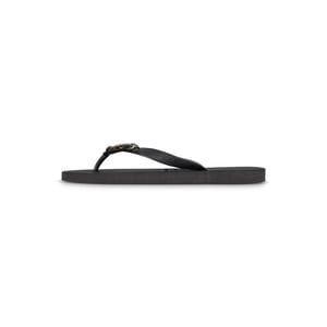 Goldene kleine Flip-Flops schwarz
