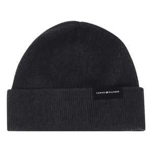 Tommy Hilfiger - Anthrazitgraue Beanie-mütze