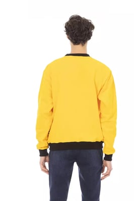 Gelbes Rundhals-Sweatshirt