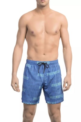 Badeshorts mit Allover-Print