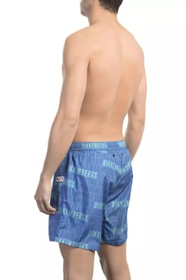 Badeshorts mit Allover-Print