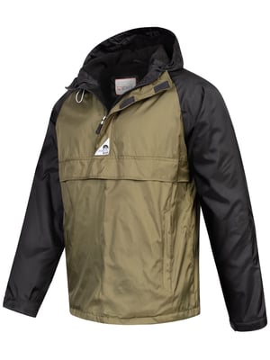 Arctic Seven Herren Regenjacke – Olive-Schwarz