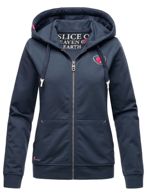 Navahoo Damen Sweatjacke Cremetörtchen – Kuschelig & Stylisch