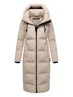 Marikoo Damen Winter Steppmantel Tikoraa mit abnehmbarer Kapuze
