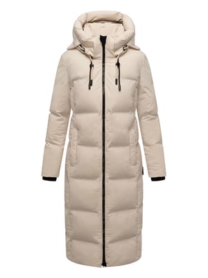 Marikoo Damen Winter Steppmantel Tikoraa mit abnehmbarer Kapuze