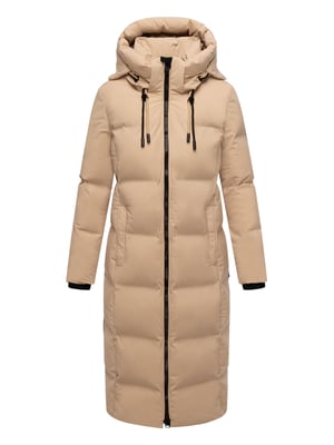 Marikoo Damen Winter Steppmantel Tikoraa mit abnehmbarer Kapuze