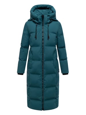 Marikoo Damen Winter Steppmantel Tikoraa mit abnehmbarer Kapuze