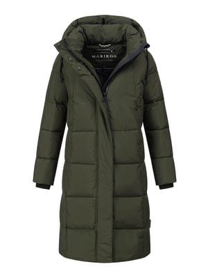 Marikoo Damen Winter Steppmantel Tabiaa XVI mit Kapuze & Fleece