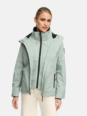Marikoo Damen Übergangsjacke Erdbeere mit Doppelkragen & Fleece-Innenfutter
