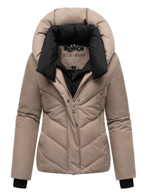 Marikoo Damen Wintersteppjacke Nadiraa mit 2-in-1-Design & Kapuze