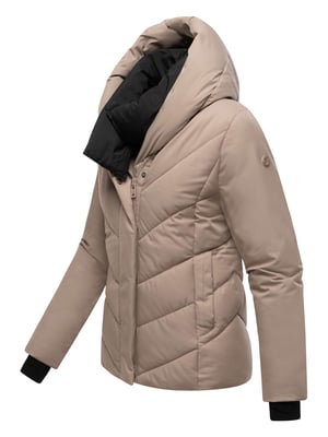 Marikoo Damen Wintersteppjacke Nadiraa mit 2-in-1-Design & Kapuze