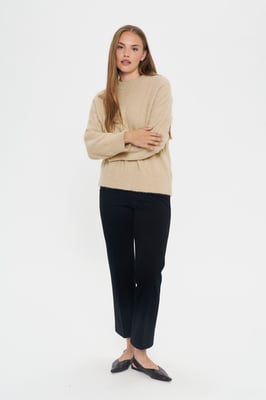 Strickpullover NushaSZ Strickpullover Gerade Passform