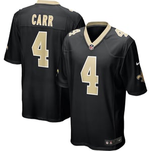 Nike NFL New Orleans Saints 4 Derek Carr Heimspiel-Trikot