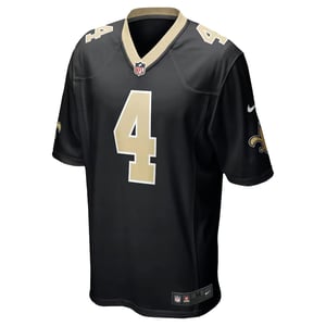 Nike NFL New Orleans Saints 4 Derek Carr Heimspiel-Trikot