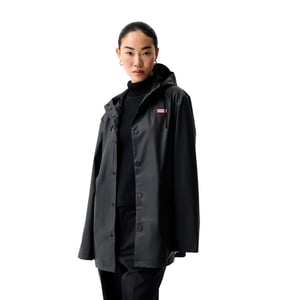 Hunter Jo Parka Unisex Erwachsene Schwarze Regenjacke