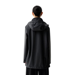 Hunter Jo Parka Unisex Erwachsene Schwarze Regenjacke