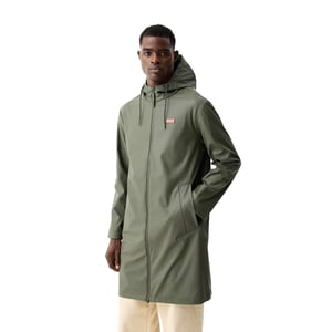 Hunter Andrea PU Regenmantel Unisex Erwachsene Grüner Regenmantel