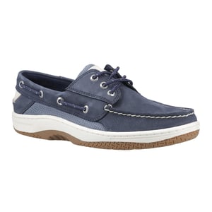Sperry Billfish 3-Augen-Leder-Herrenbootsschuhe in Marineblau