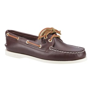 Sperry Authentische 2-Augen-Leder-Herren-Braune Bootsschuhe