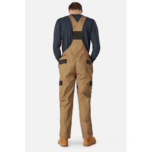 Dickies Everyday Latzhose und Trägerpolyester Herren Brauner Arbeitsoverall