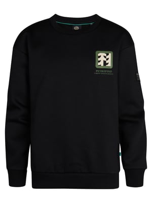 Petrol Industries - Rückenprint Sweatshirt Pocono  Jungen -  Schwarz